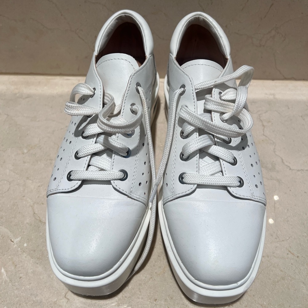 Paolo white sneakers size 8